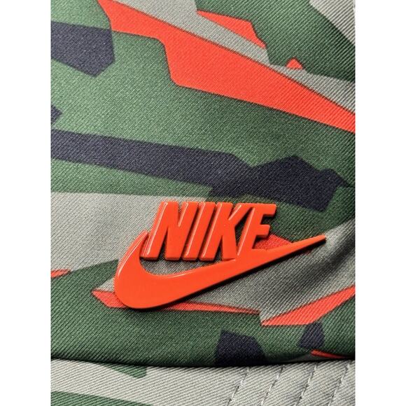 Nike Hat Cap Strap Back Green Camo Swoosh Pickleball Baseball Heritage86 Mens - Picture 2 of 8
